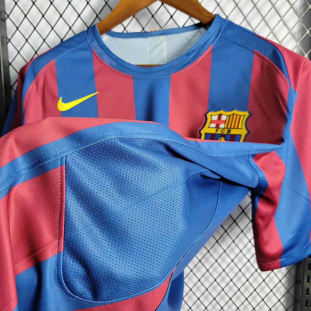 2005/2006 Retro Barcelona Home Football Shirt UEFA Champions League 1:1 Thai Quality