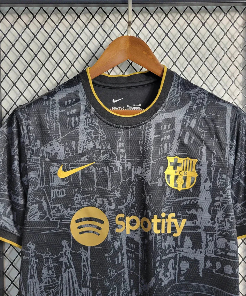 2023/2024 Barcelona Special Edition Black Football Shirt 1:1 Thai Quality