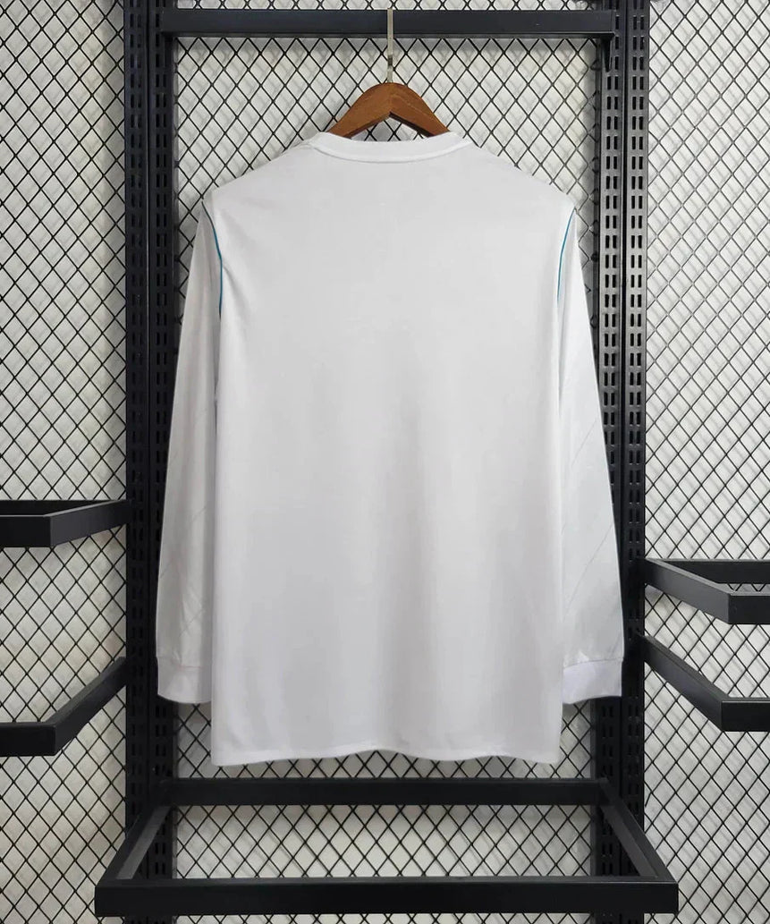 2017/2018 Retro Long Sleeve Real Madrid Home