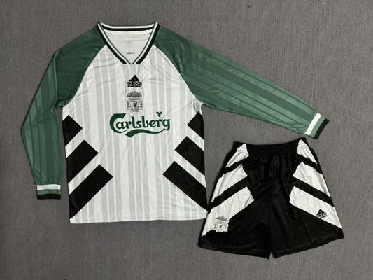 Liverpool 93/95 Away Kit Master Quality Full Sleeve - With shorts Football Jersey