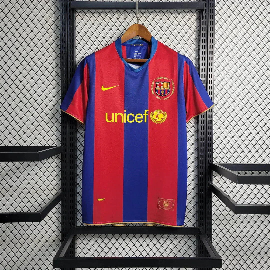 2007/2008 Retro Barcelona Home Football Shirt 1:1 Thai Quality