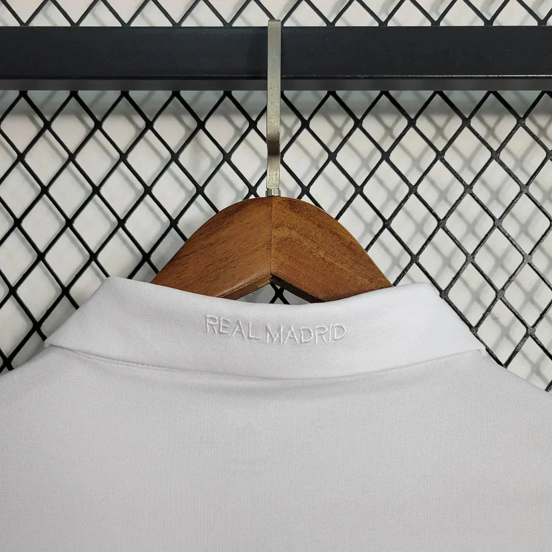 2016/2017 Retro Long Sleeve Real Madrid Home Football Shirt 1:1 Thai Quality