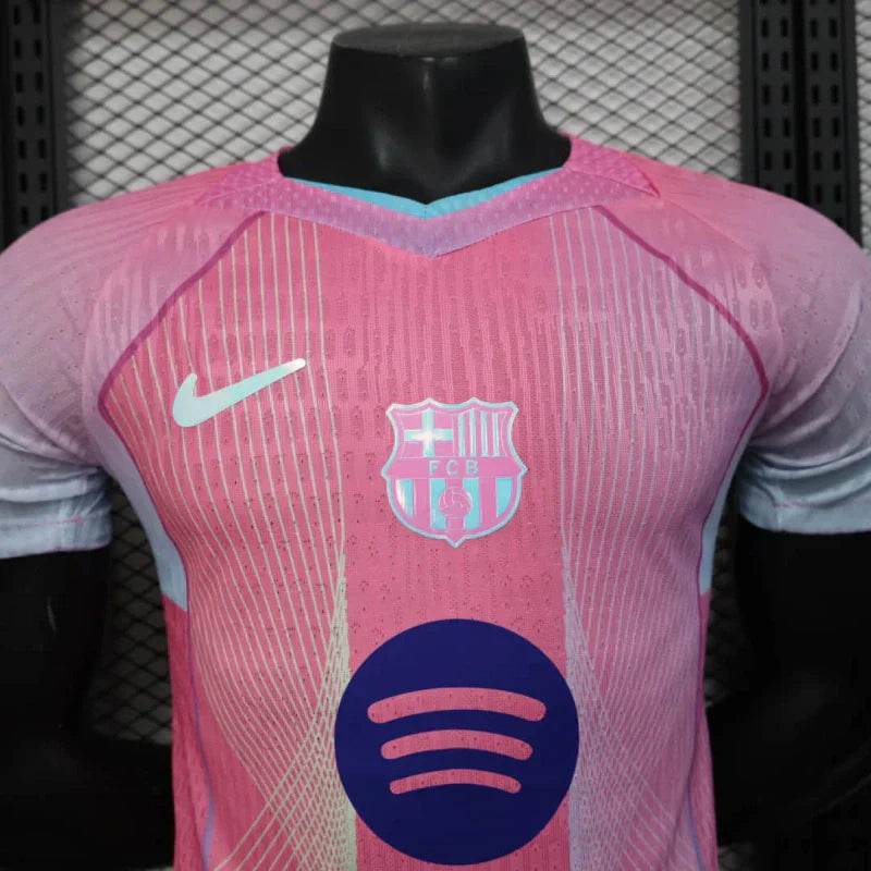 2025/2026 Player Version FC Barcelona Pink Special Edition Football Shirt - Jerso