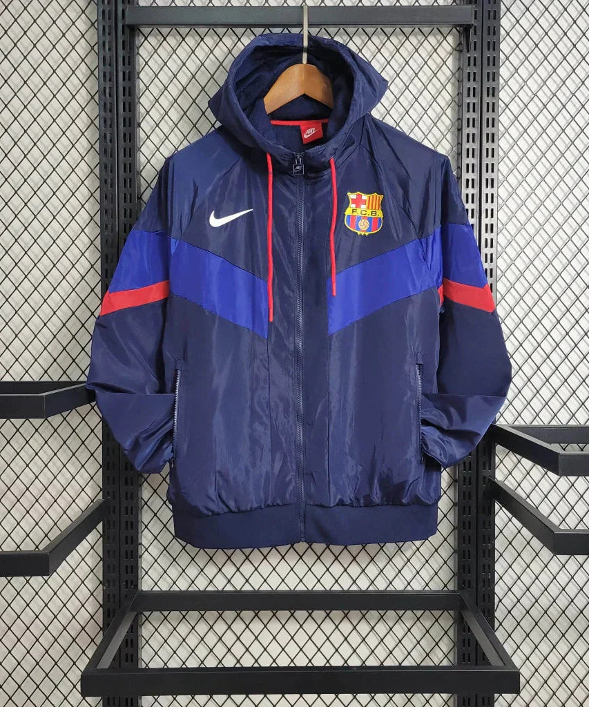 2023/2024 Barcelona Windbreaker Blue Jersey