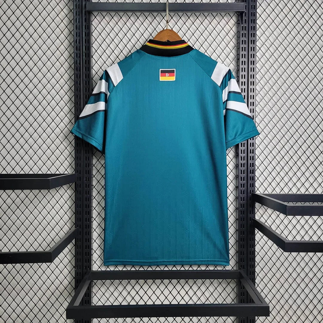 Germany 1996 Away Retro - Half Sleeve Football Jersey