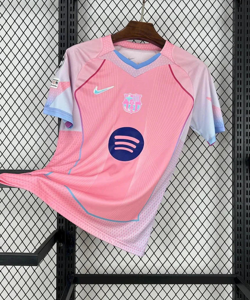 2025/2026 Barcelona Special Edition Pink Football Shirt