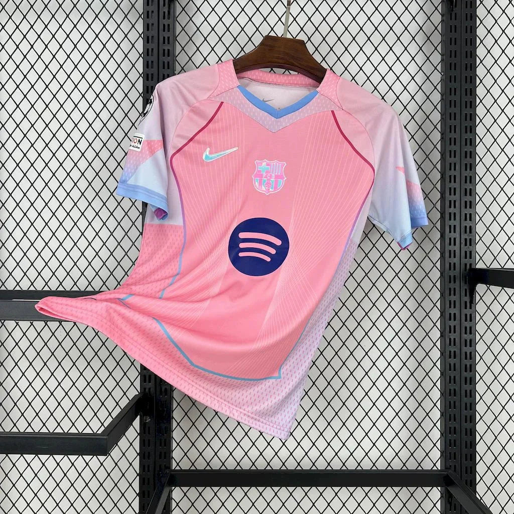 2025/2026 Barcelona Special Edition Pink Football Shirt