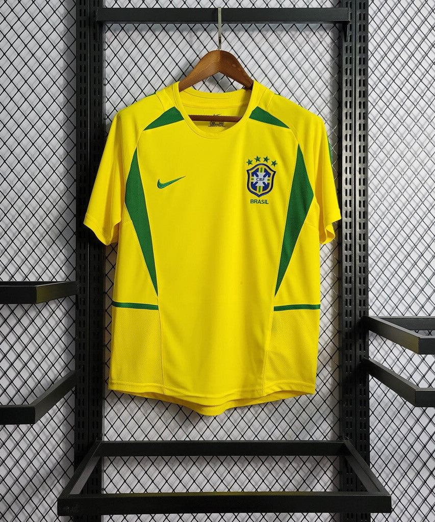 2002 Retro Brazil Soccer Jersey Home