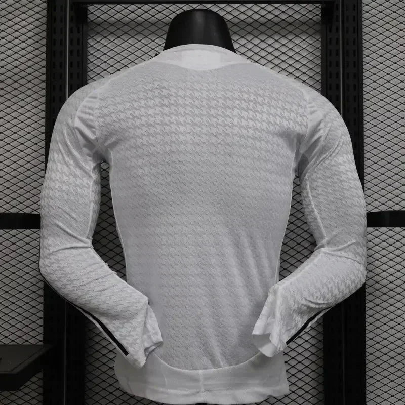 2024/2025 Long Sleeve Real Madrid Home Football Shirt 1:1 Thai Quality