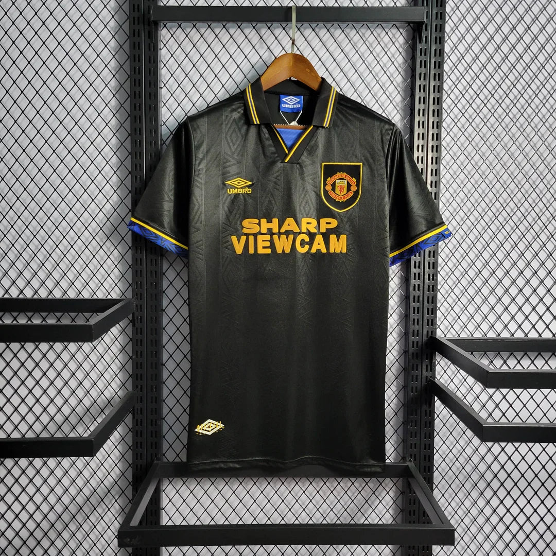 Manchester United 93/95 Away Kit - Retro Half Sleeve Football Jersey