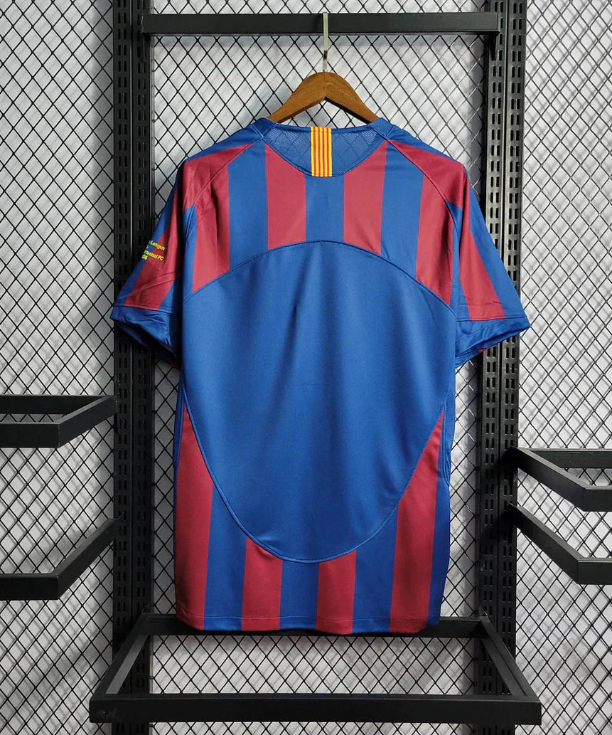 2005/2006 Retro Barcelona Home Football Shirt UEFA Champions League 1:1 Thai Quality