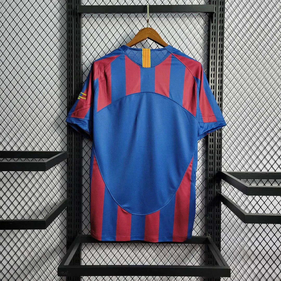 2005/2006 Retro Barcelona Home Football Shirt UEFA Champions League 1:1 Thai Quality