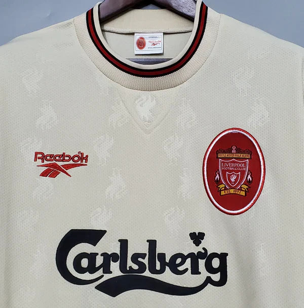 Liverpool 96-97 Away Jersey - Retro Half Sleeve Football Jersey