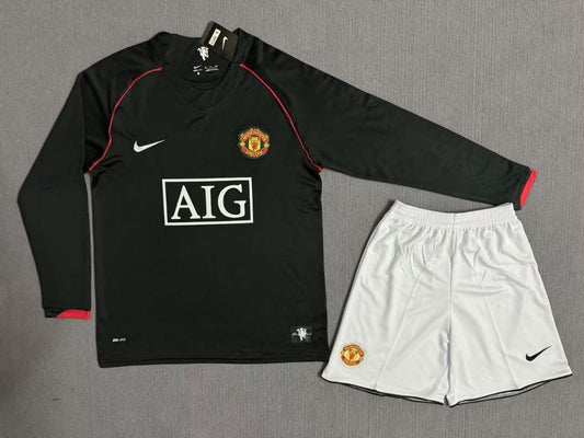 Manchester United 2008 Away Kit Master Quality Full Sleeve - With shorts Football Jersey