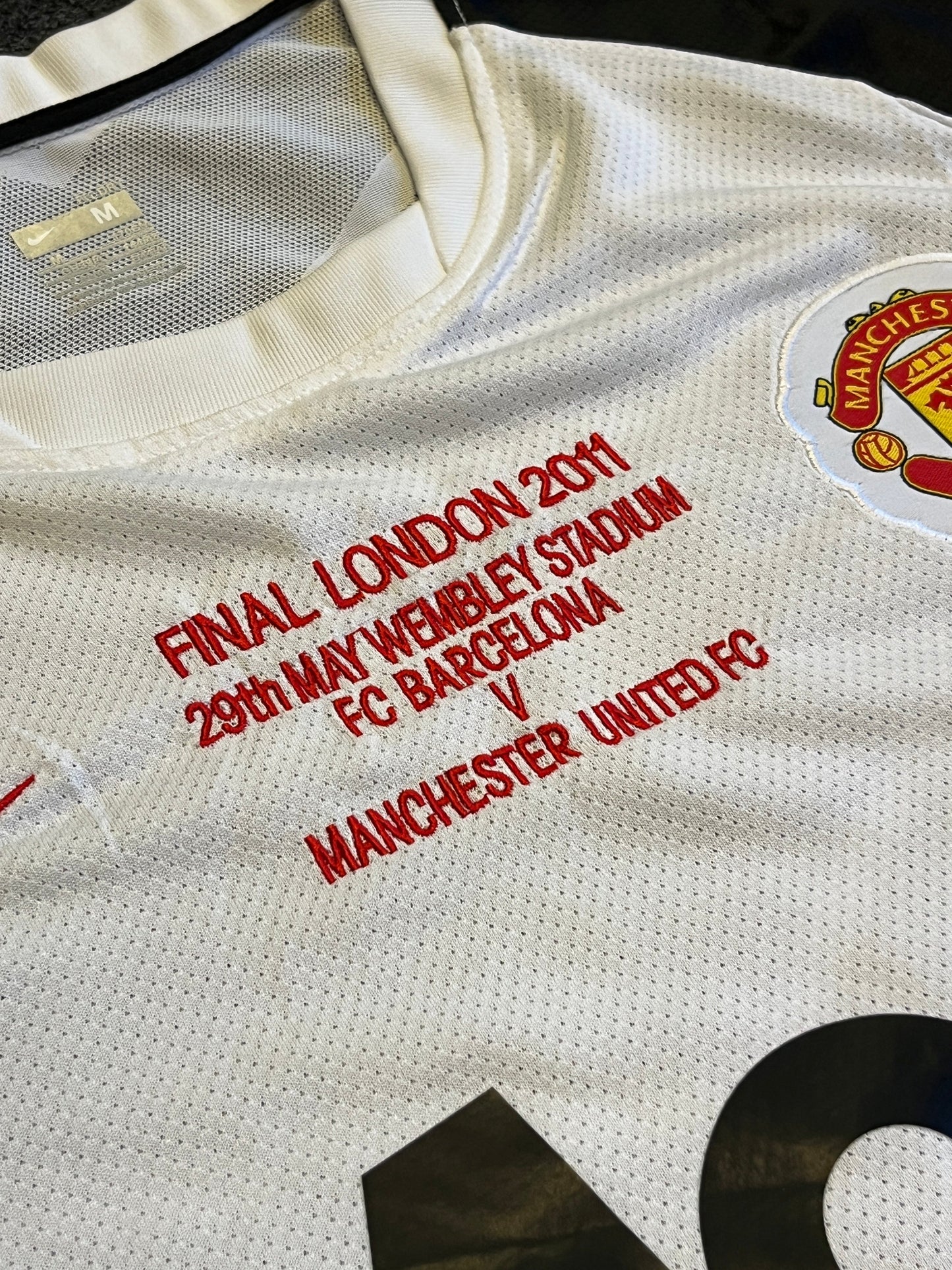 Man United 2011 Final London Retro Kit Football Jersey