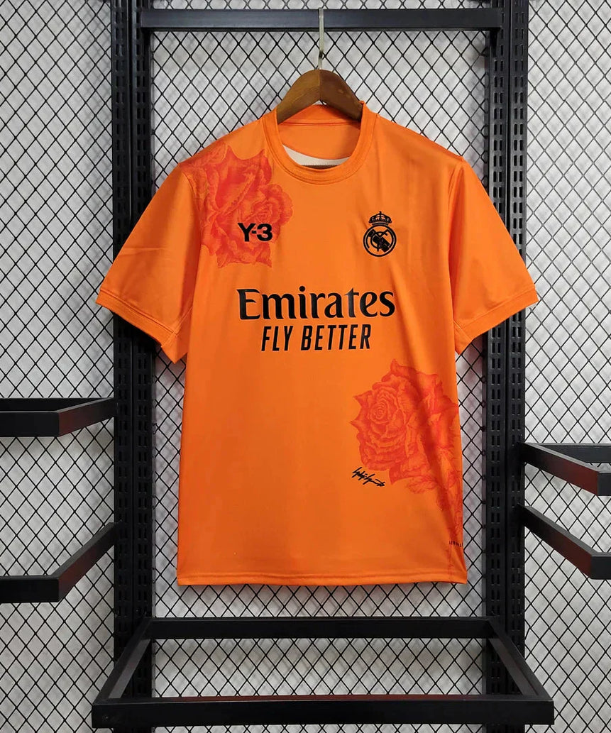 2024/2025 Real Madrid Y-3 Special Edition Orange Football Shirt