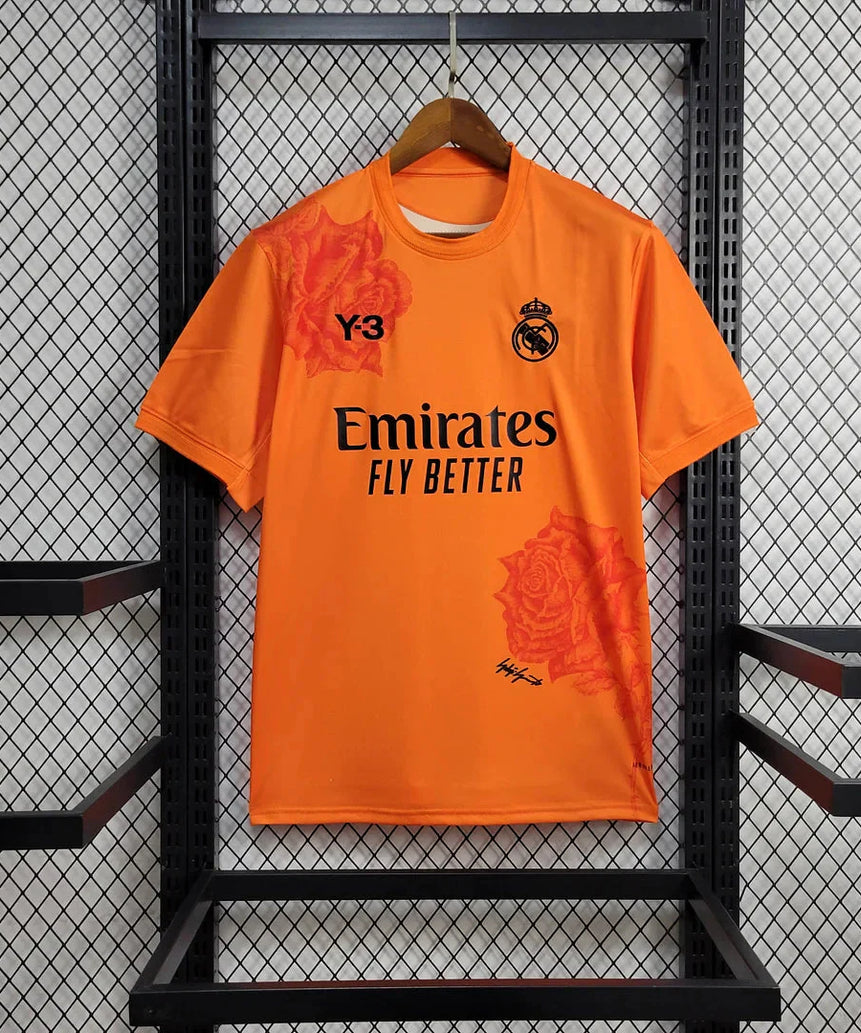 2024/2025 Real Madrid Y-3 Special Edition Orange Football Shirt