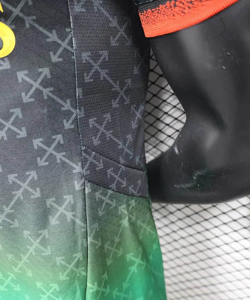 2024/2025 Player Version AC Milan x OFF-WHITE Football Shirt