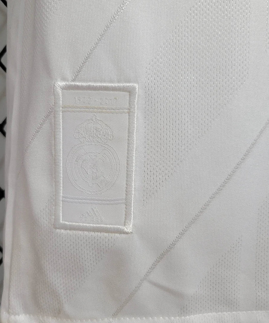 2017/2018 Retro Long Sleeve Real Madrid Home