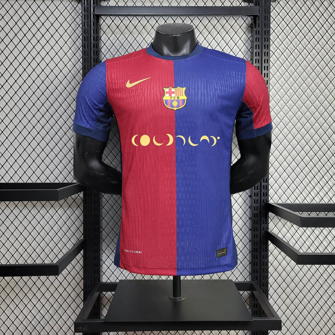 FC Barcelona 24/25 Coldplay Home kit Player Version Football Jersey