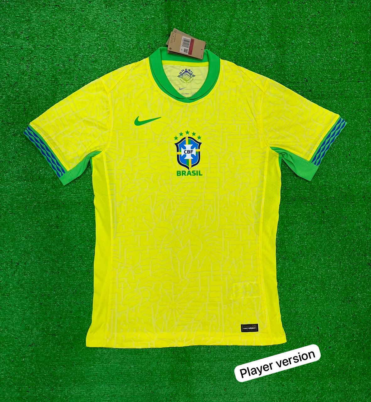 Brazil Home Jersey - Player Version Football Jersey