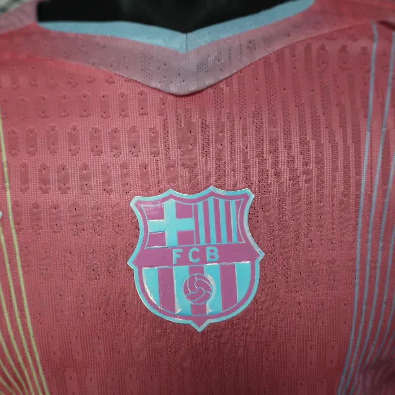 2025/2026 Player Version FC Barcelona Pink Special Edition Football Shirt - Jerso
