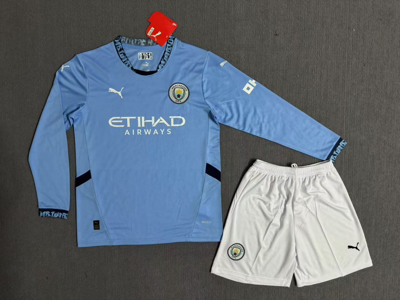 Manchester City 24/25 Home Kit Master Quality Full Sleeve - With shorts Football Jersey