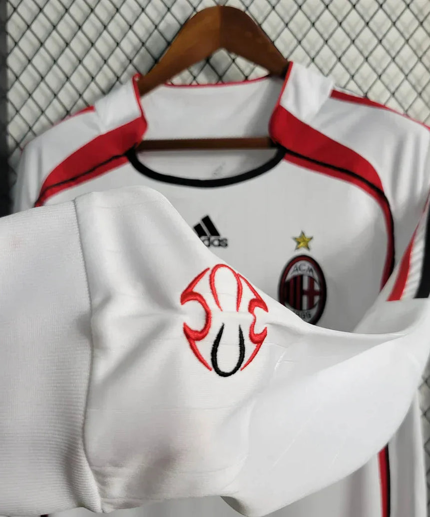 2006/2007 Retro Long Sleeve AC Milan Away Football Shirt 1:1 Thai Quality
