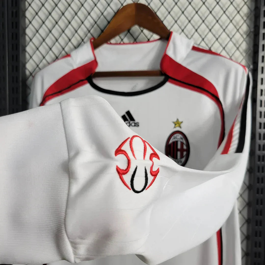 2006/2007 Retro Long Sleeve AC Milan Away Football Shirt 1:1 Thai Quality