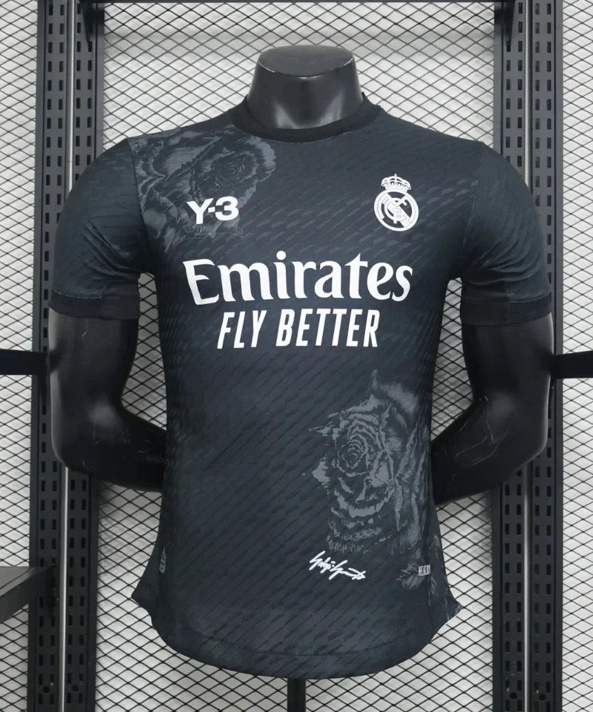 2024/2025 Real Madrid Y-3 Special Edition Black Football Shirt - Player Version