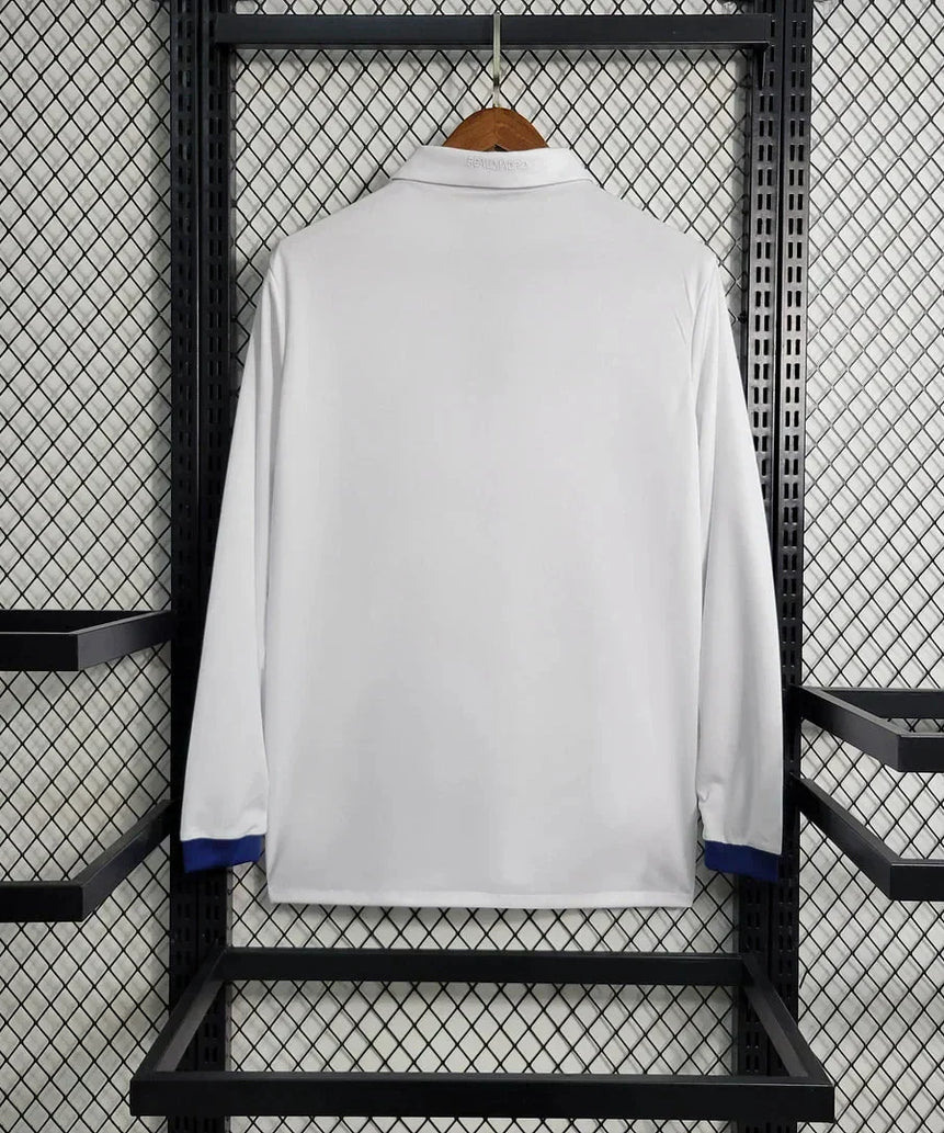 2016/2017 Retro Long Sleeve Real Madrid Home Football Shirt 1:1 Thai Quality