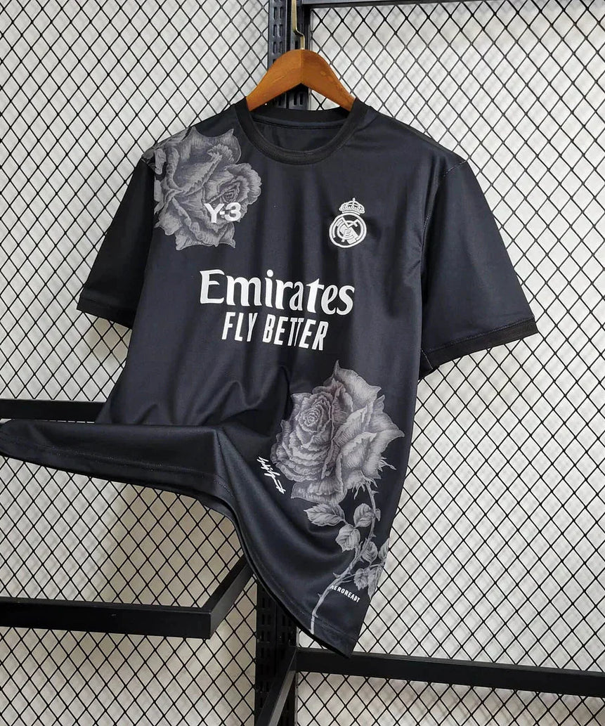 2024/2025 Real Madrid Y-3 Special Edition Black Football Shirt