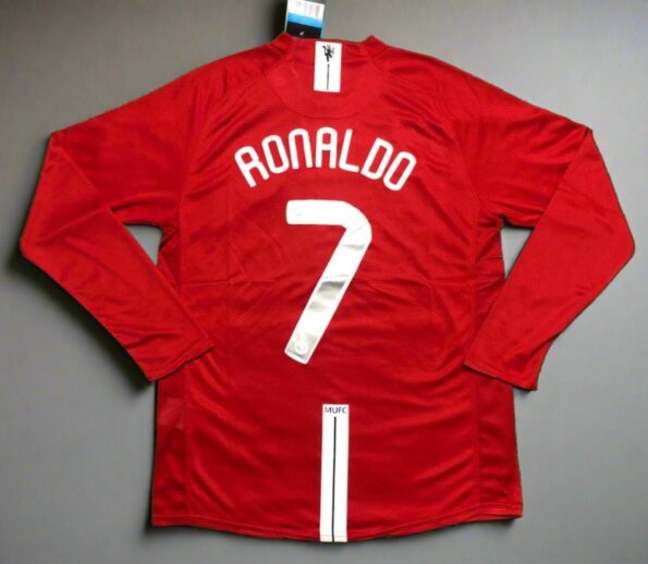 Ronaldo Manchester United 2008 Home Football Jersey - Retro Full Sleeve