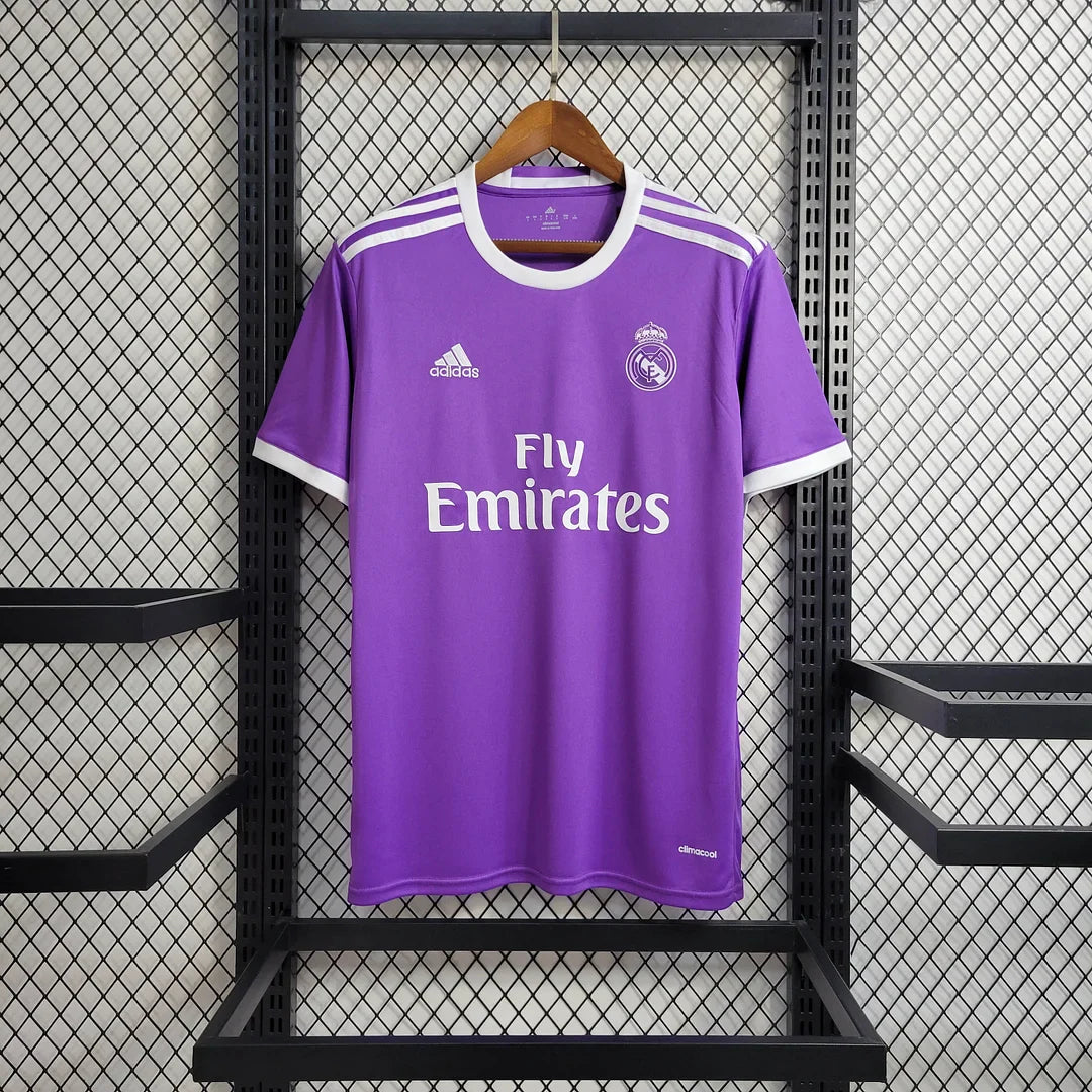 Real Madrid 16/17 Away Jersey - Retro Half Sleeve Football Jersey