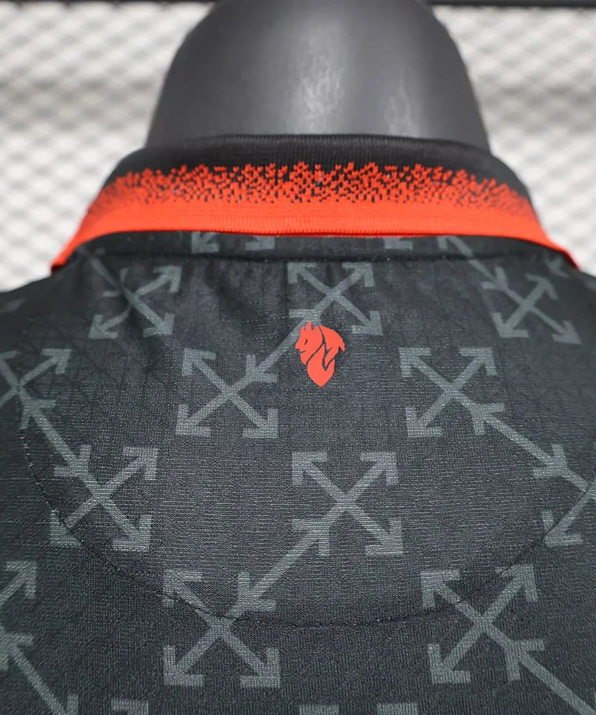 2024/2025 Player Version AC Milan x OFF-WHITE Football Shirt