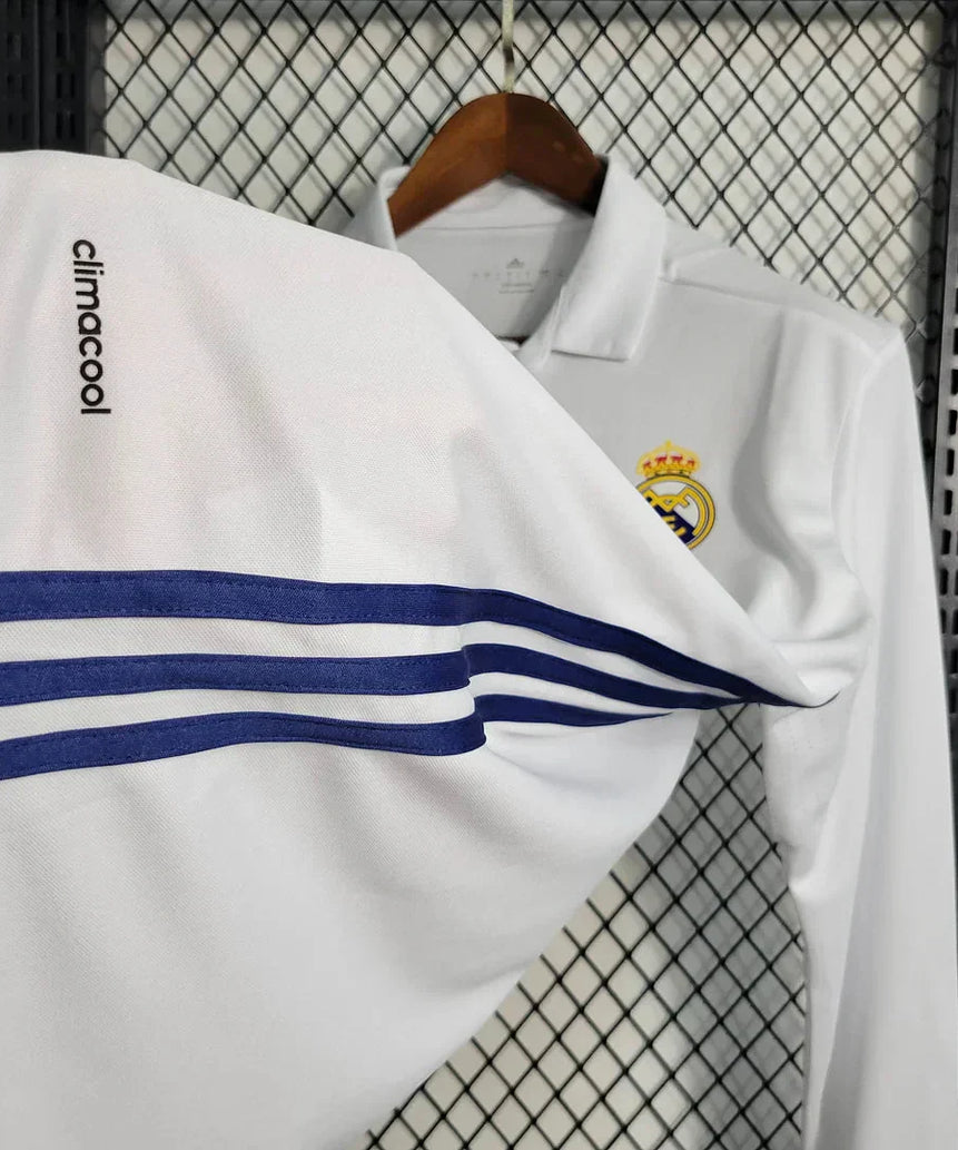 2016/2017 Retro Long Sleeve Real Madrid Home Football Shirt 1:1 Thai Quality
