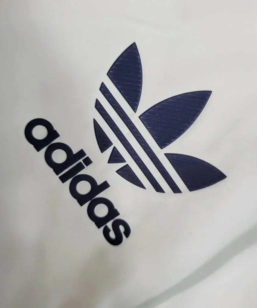 2023/2024 Real Madrid Windbreaker White Blue Soccer Jersey