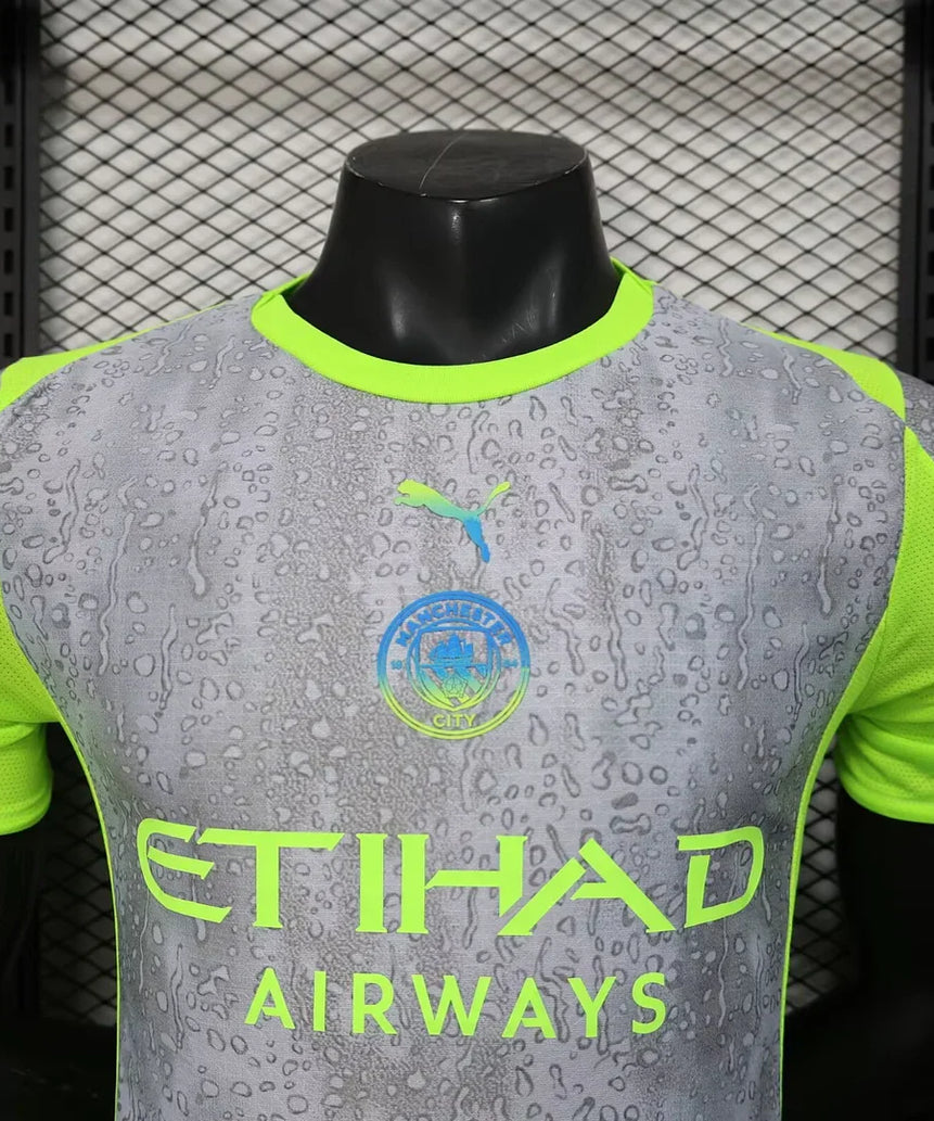2025/2026 Player Version Manchester City Third Away Football Shirt