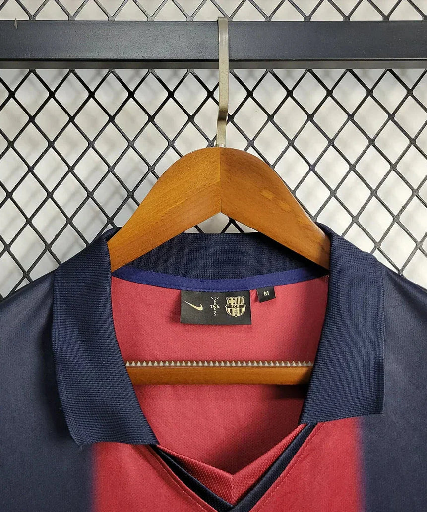 Barcelona x Travis Scott Retro 2000/01 Home Skeleton Jersey