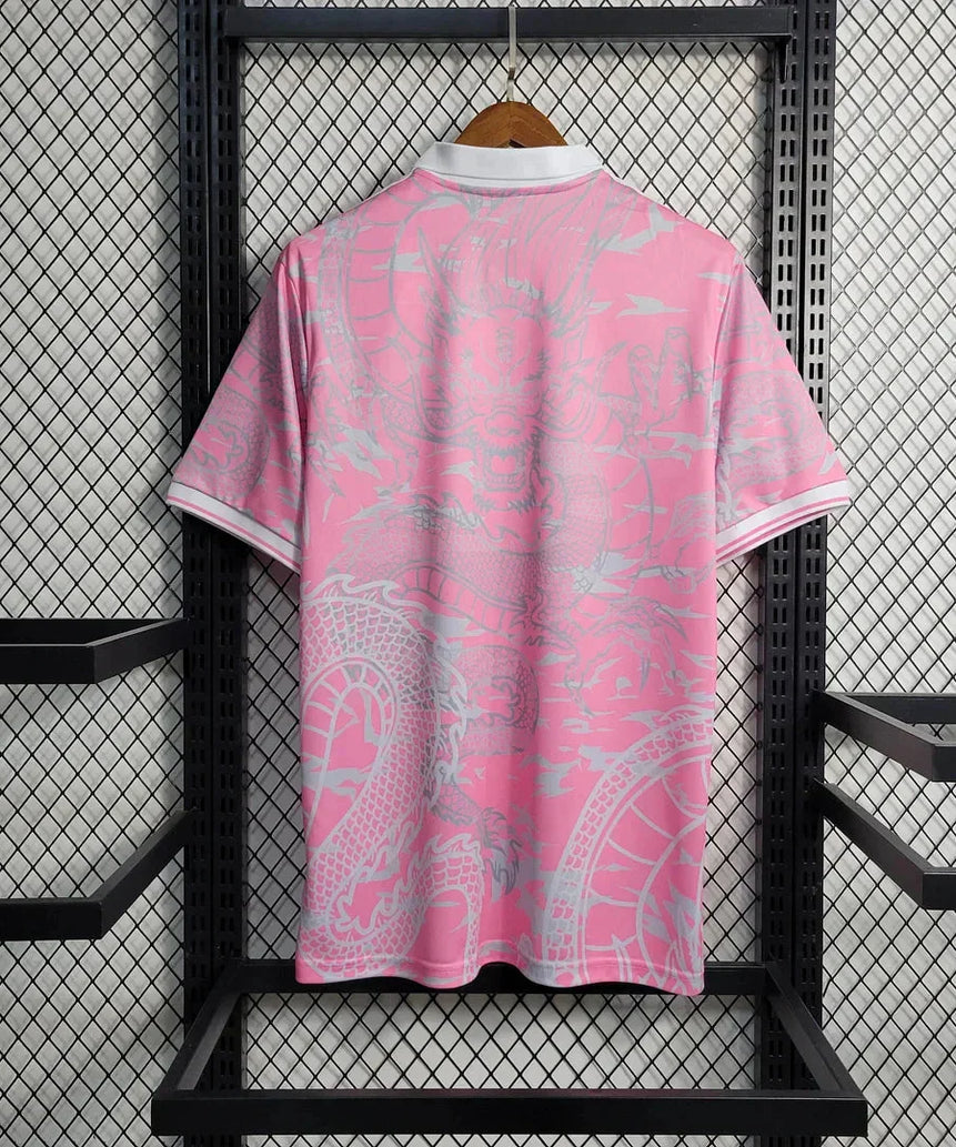 2023/2024 Real Madrid Chinese Dragon Pink Football Shirt