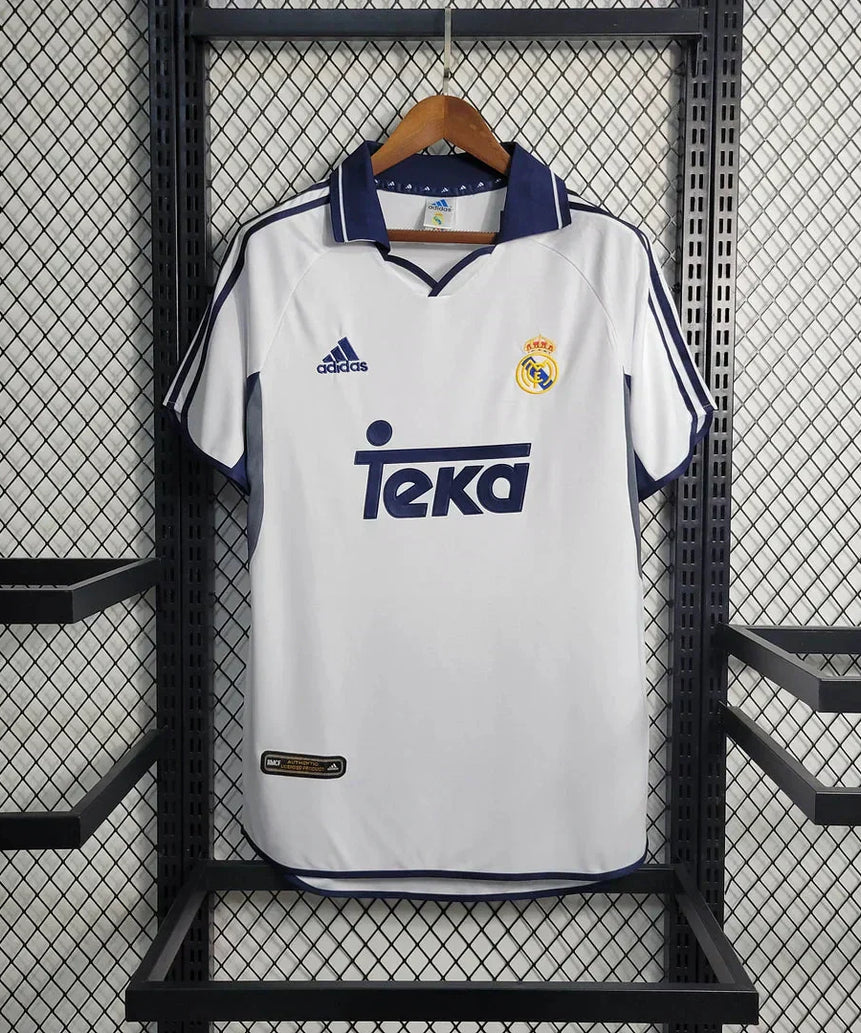 2000/2001 Retro Real Madrid Home Football Shirt 1:1 Thai Quality