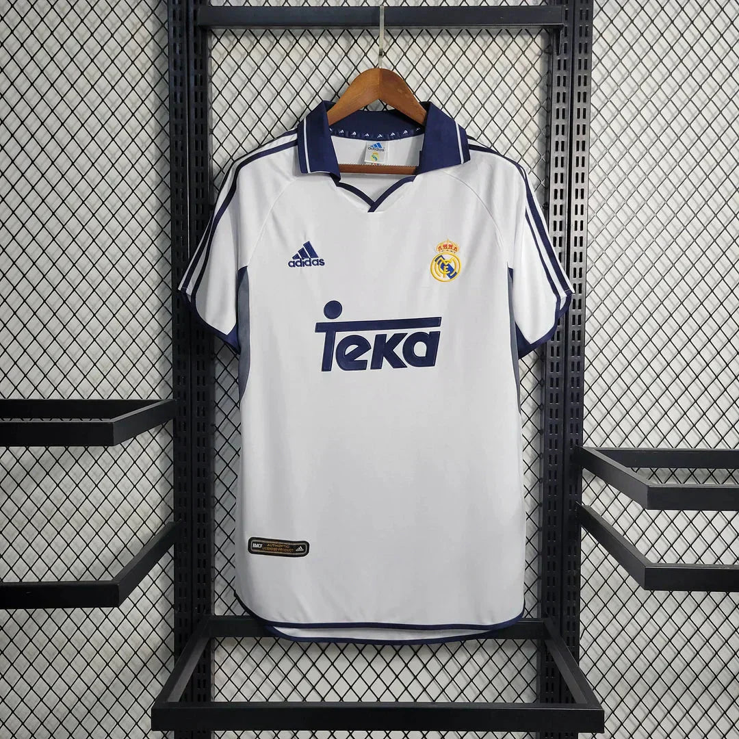 2000/2001 Retro Real Madrid Home Football Shirt 1:1 Thai Quality