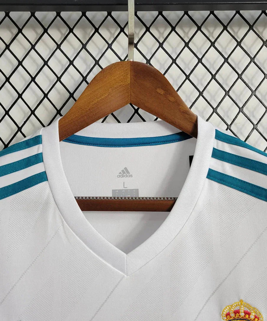 2017/2018 Retro Long Sleeve Real Madrid Home