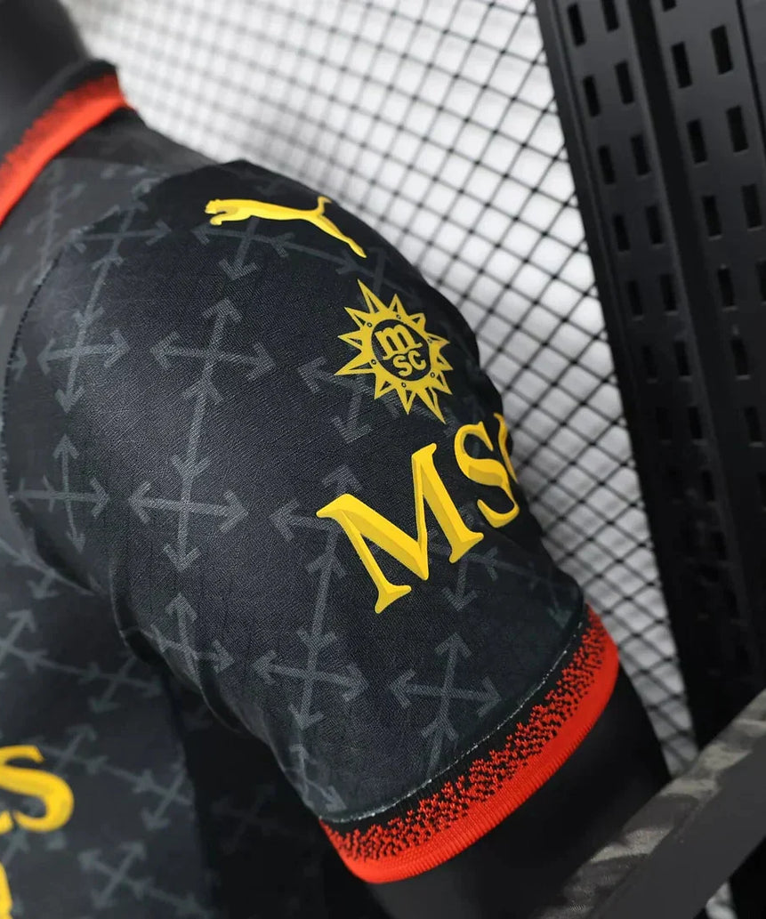 2024/2025 Player Version AC Milan x OFF-WHITE Football Shirt