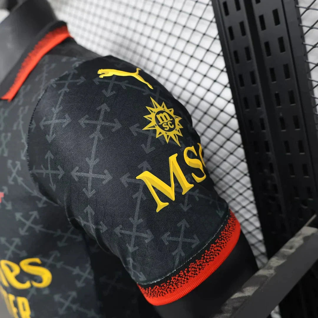 2024/2025 Player Version AC Milan x OFF-WHITE Football Shirt