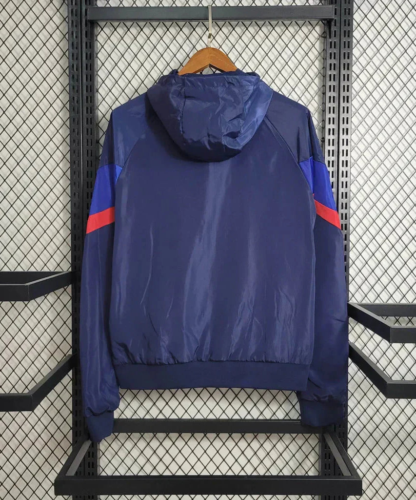 2023/2024 Barcelona Windbreaker Blue Jersey