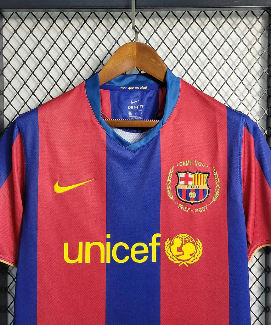 2007/2008 Retro Barcelona Home Football Shirt 1:1 Thai Quality