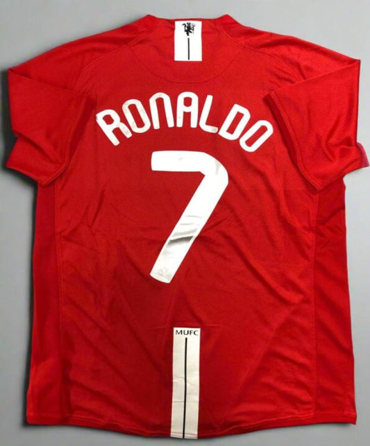 Ronaldo Manchester United 2008 Home Football Jersey - Retro Half Sleeve