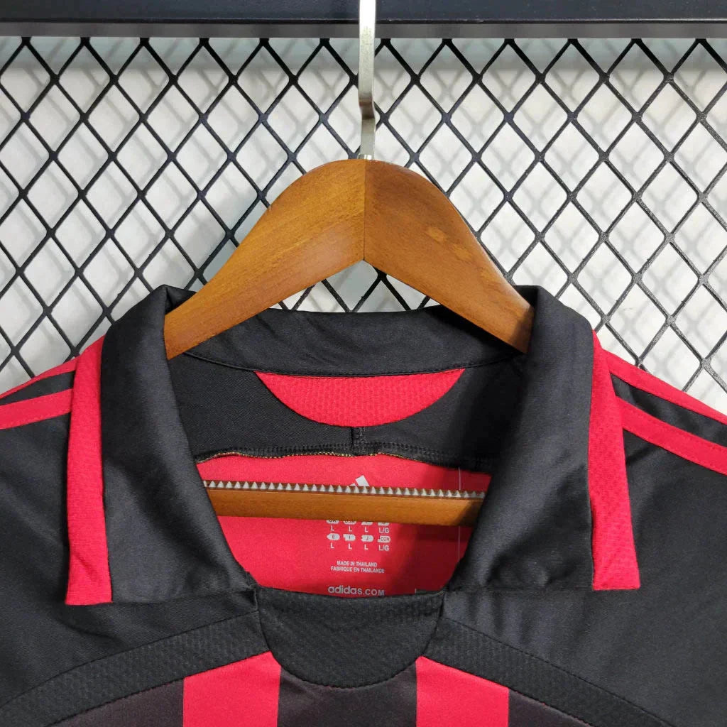 2006/2007 Retro Long Sleeve AC Milan Home Football Shirt 1:1 Thai Quality