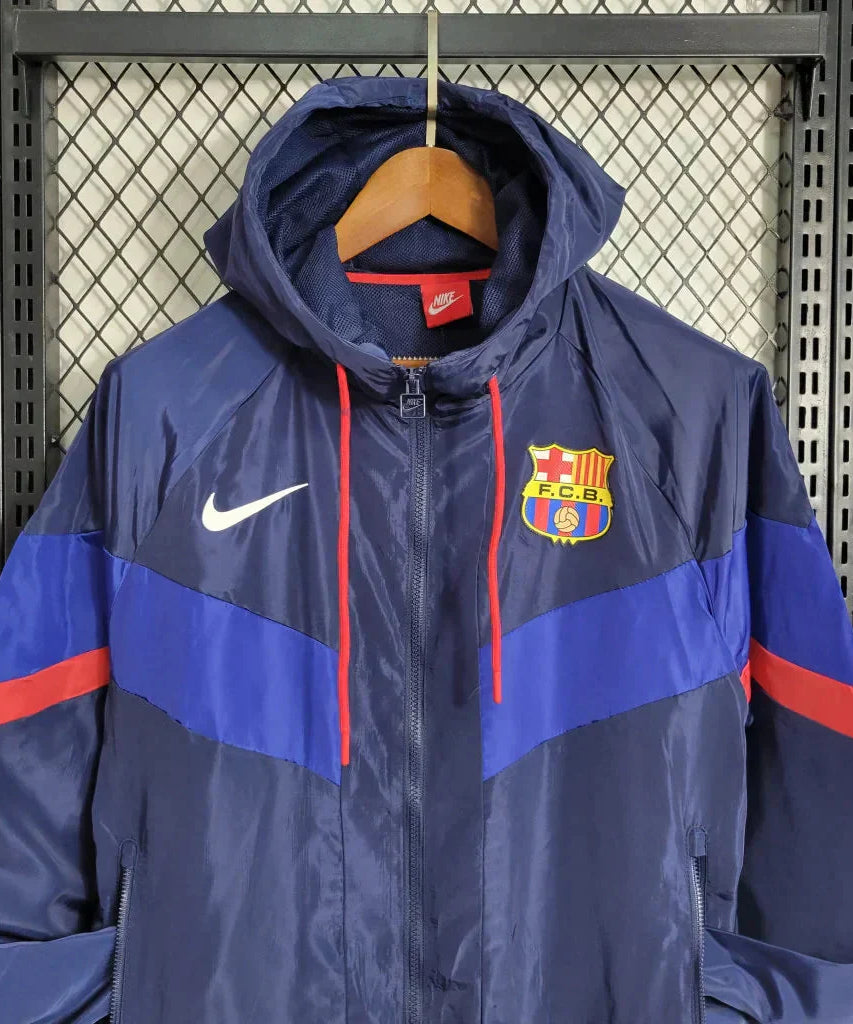 2023/2024 Barcelona Windbreaker Blue Jersey